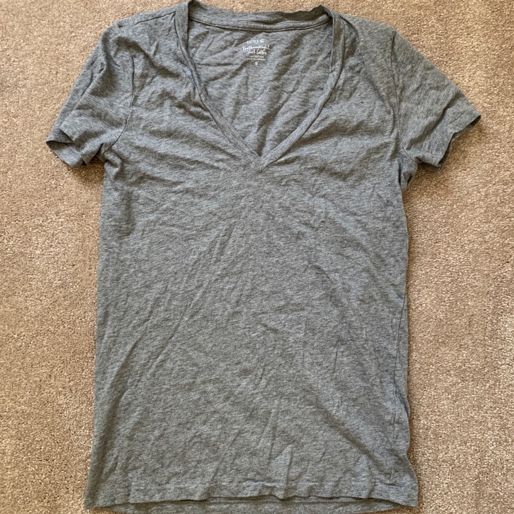 JCrew V neck tee